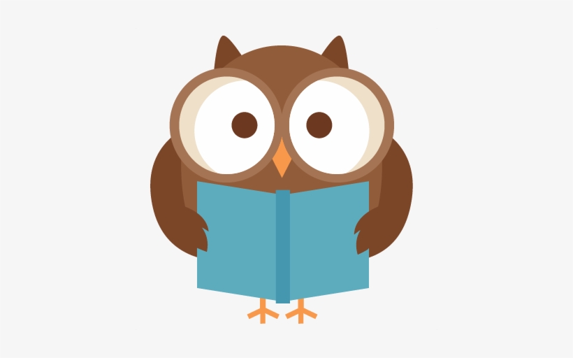 An owl reading a book looking all scholarly